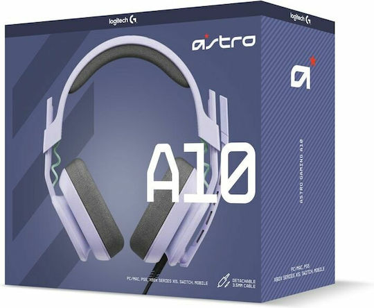 Astro A10 Gen. 2 Over Ear Gaming Headset with Connection 3.5mm Purple