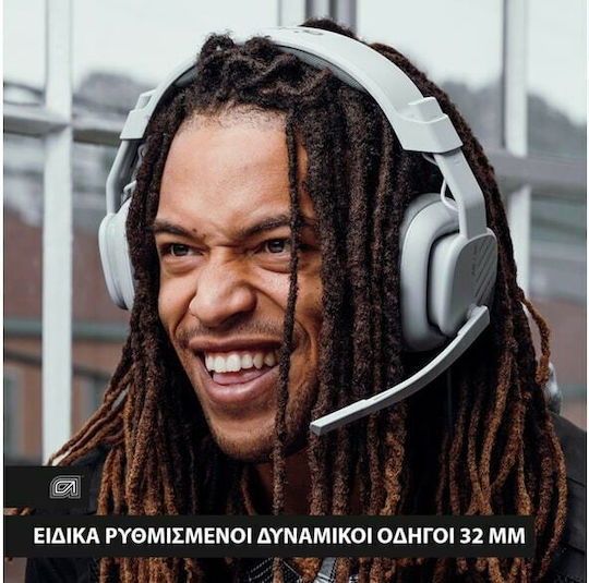 Astro A10 Over Ear Gaming Headset με σύνδεση 3.5mm Γκρι