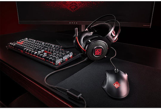 HP Omen 1100 Gaming Μηχανικό Πληκτρολόγιο με Custom διακόπτες και Φωτιζόμενα πλήκτρα (Αγγλικό US)