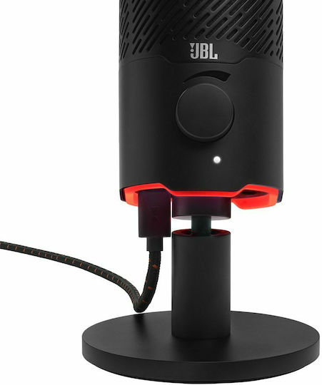JBL Quantum Stream Πυκνωτικό Μικρόφωνο USB Επιτραπέζιο για Studio