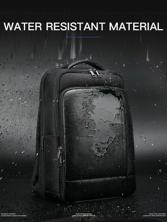 Bopai Wasserdichte Rucksack für Laptop 15.6" mit USB-Anschluss in Schwarz