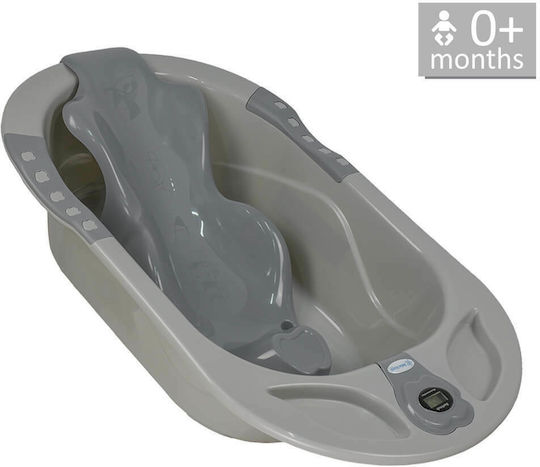 Bebe Stars Babybadewanne Bubble mit Thermometer Grey