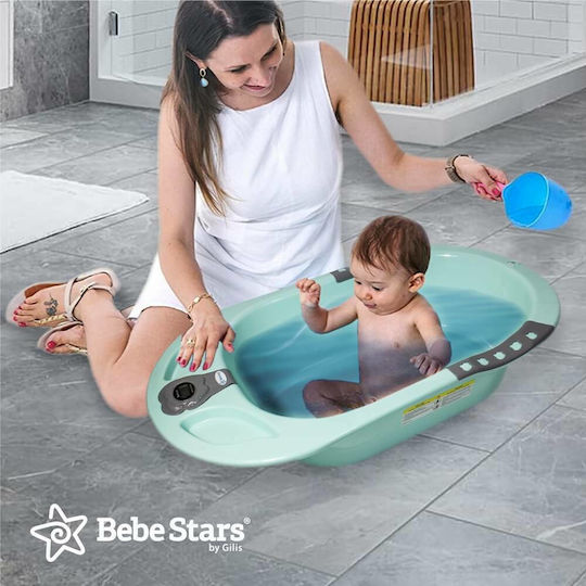 Bebe Stars Babybadewanne Bubble mit Thermometer Grey