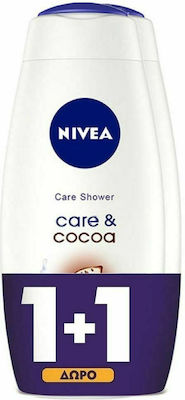 Nivea Care & Cocοa Αφρόλουτρο σε Gel 2x500ml