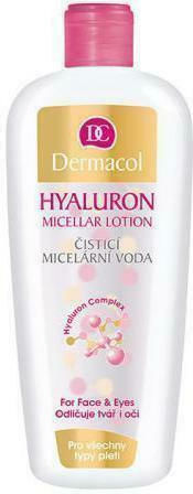 Dermacol Hyaluron Cleansing Micellar Lotion Micellar Water Αφαίρεσης Μακιγιάζ Προσώπου 400ml