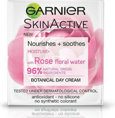 Garnier SkinActive Botanical Rose Floral Water 48h Feuchtigkeitsspendend Creme Gesicht Tag 50ml