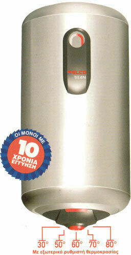 Elco Titan Ηλεκτρομπόιλερ 60lt Glass Κάθετο 3.7kW