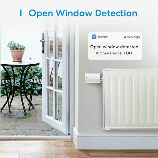 Meross Meross MTS150HK Electronic Thermostatic Radiator Valve with Wi-Fi for Radiator Body 1pcs