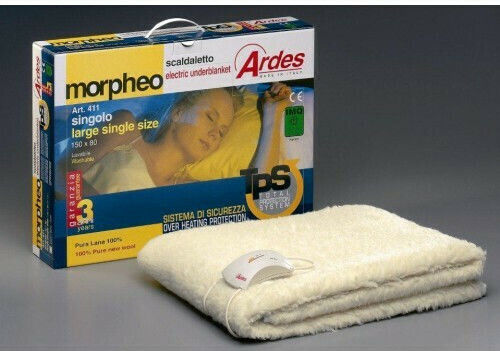 Ardes Morpheo Pătură electrică și protecție saltea Alb 60W 80cmx150cm
