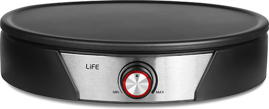 Life Mykrepa Κρεπιέρα 37cm Μαύρη 1500W