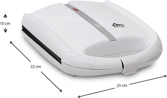 TnS Sandwich Maker for for 4 Sandwiches Sandwiches 1400W White