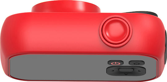 Lamtech 2in1 Action Camera Full HD (1080p) Underwater (with Case) with Screen 2" Red