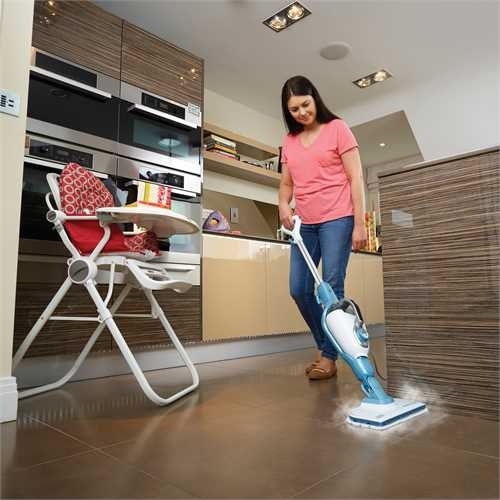 Black & Decker SteaMitt Hand Steam Cleaner 5bar with Stick Handle