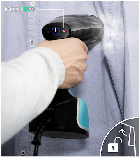 Cecotec SmoothForce 2000 Smart Ατμοκαθαριστής Ρούχων Χειρός 1400W με Δοχείο 280ml Μπλε