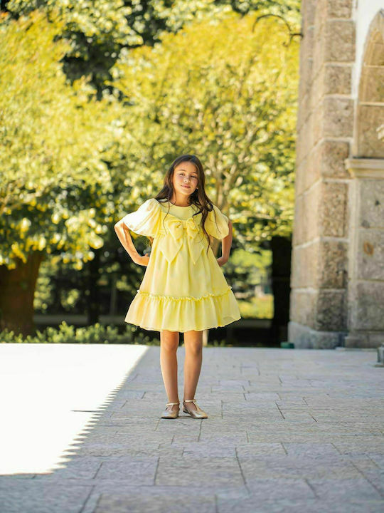 GIRL'S DRESS IN YELLOW BY PATACHOU