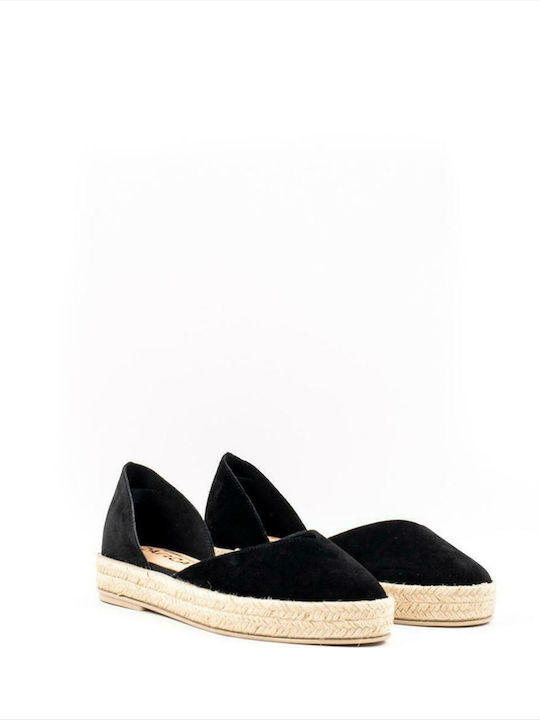 Sante Women's Suede Espadrilles Black