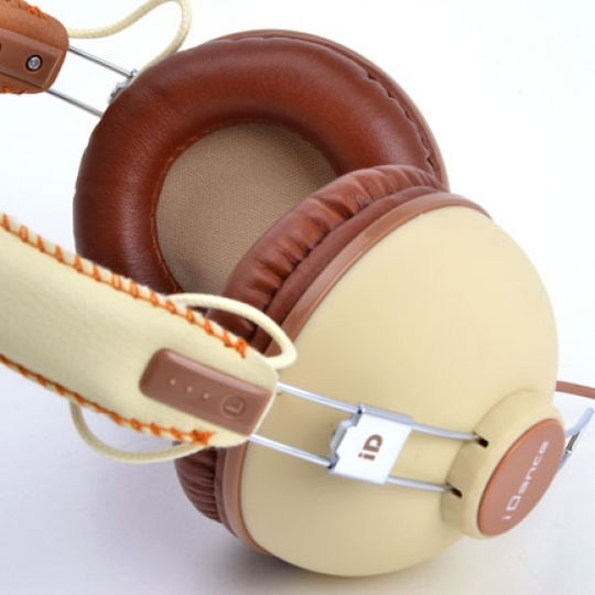 iDance Hipster Cu fir Over Ear Căști Bej