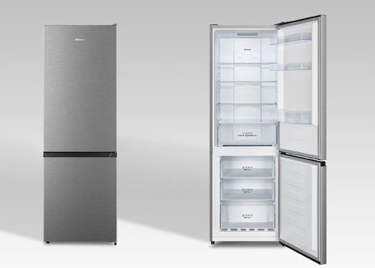Hisense Ψυγειοκαταψύκτης 292lt NoFrost Υ178.5xΠ59.5xΒ59εκ. Inox RB372N4AC2