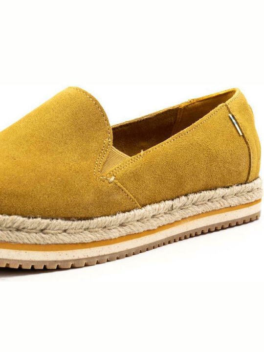 Palma Suede Women's Suede Espadrilles Yellow