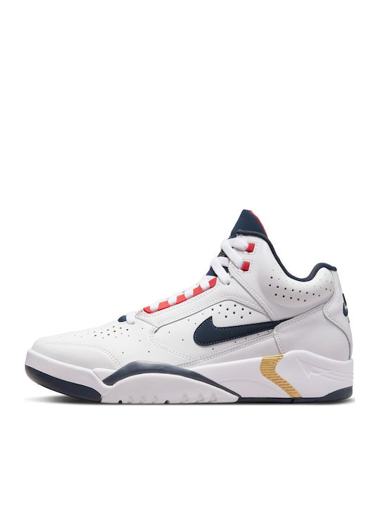 Flight Lite Mid Ανδρικά Μποτάκια White / Midnight Navy
