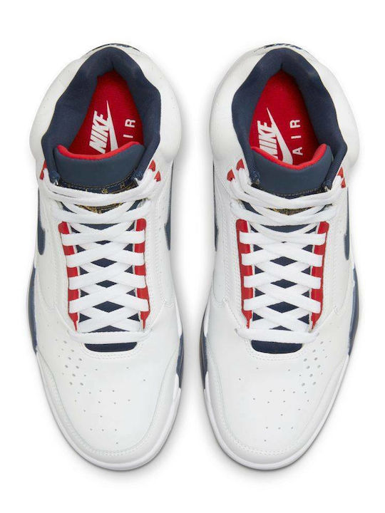 Flight Lite Mid Ανδρικά Μποτάκια White / Midnight Navy
