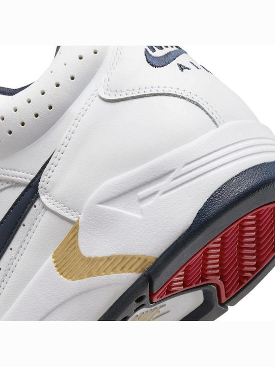 Flight Lite Mid Ανδρικά Μποτάκια White / Midnight Navy