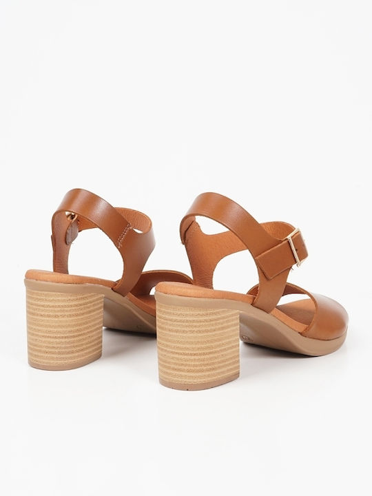 Leather Sandals Dark Brown