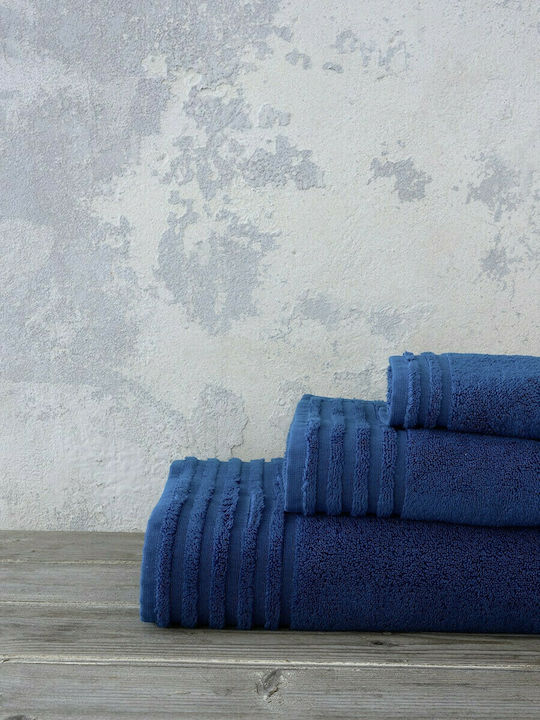 Nima Πετσέτα Προσώπου Vista 50x100εκ. Dark Blue Βάρους 700gr/m²