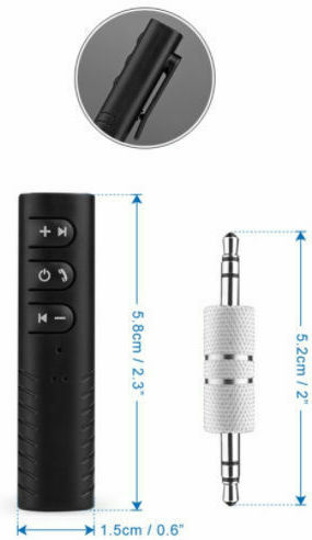 FM Transmitter Αυτοκινήτου Universal 3.5mm Aux Bluetooth με AUX