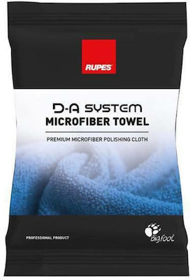 Rupes Da Microfiber Cloths Polishing for Body Blue 1pcs