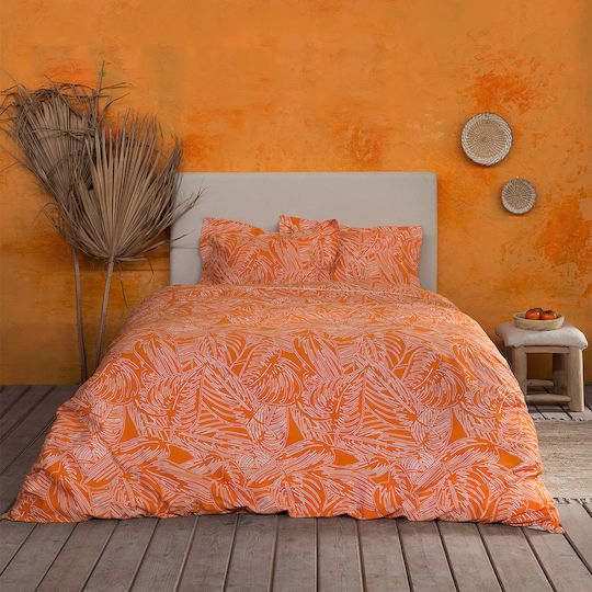 Nima Set Super dublu 4buc 240x270cm Arbust Deep Orange