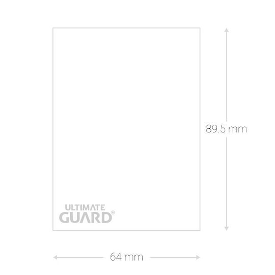 Ultimate Guard Präzise Passform Seitlich Eingeschobene Innenhülle Standardgröße 100Stück Klare