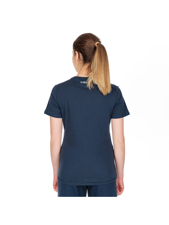 Head Club Lara -DBYW Women's Athletic T-shirt Navy Blue