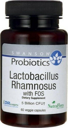 Swanson Lactobacillus Rhamnosus With FOS Probiotice 60 capace