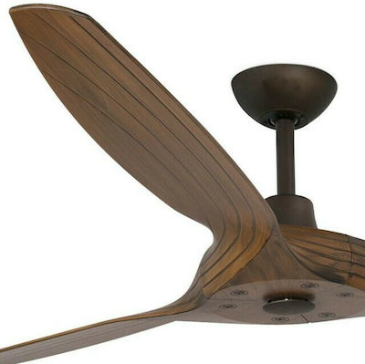 Faro Barcelona Morea 33511 Ceiling Fan 152cm with Remote Control Brown