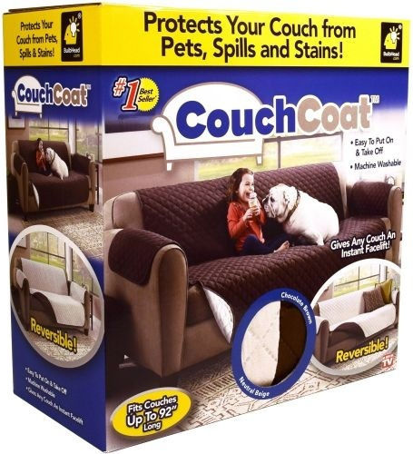 Elastic Cover for Two Seater Sofa Brown 1pcs 03006CCS50BN