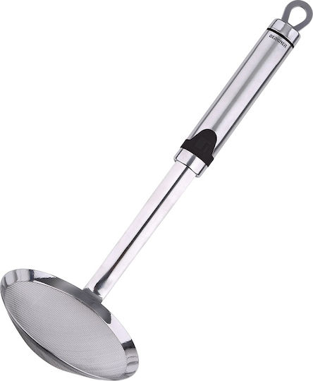 Bergner Shallow Kitchen Colander Stainless Steel Silver Spoon 29cm