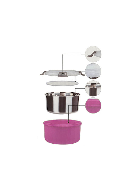 Ankor Lunchbox Inox Fuchsia 800ml 1Stück