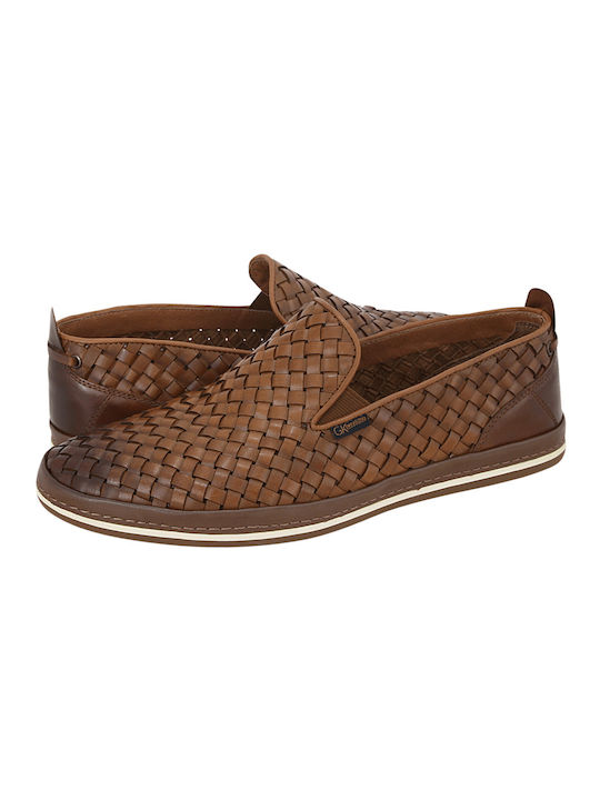 GK Uomo Malina Leder Herren Freizeitschuhe Cognac