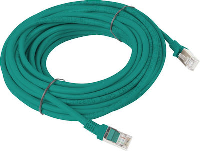 Lanberg U/UTP Cat.6 Καλώδιο Δικτύου Ethernet 10m Πράσινο