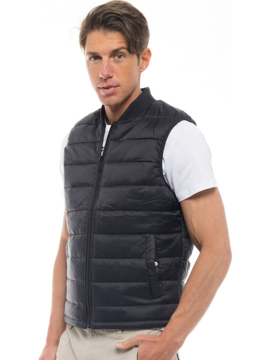 Αμάνικο Μπουφάν Puffer Μαύρο