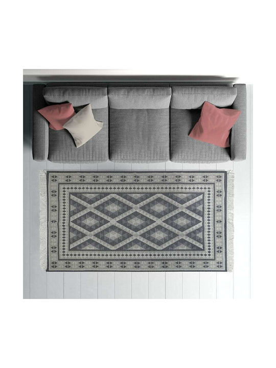 Click Rug Rectangular Grey