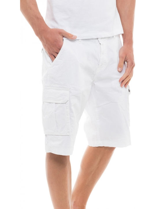 Herrenshorts Cargo Weiß