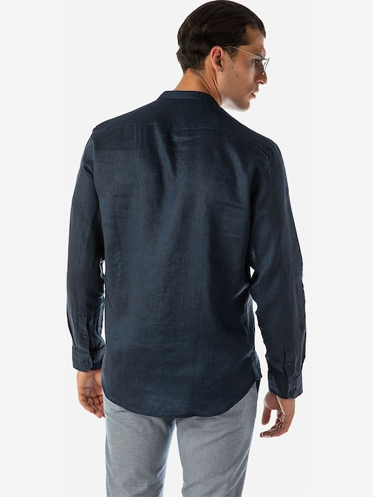 Brokers Jeans Λινό Πουκάμισο Indigo