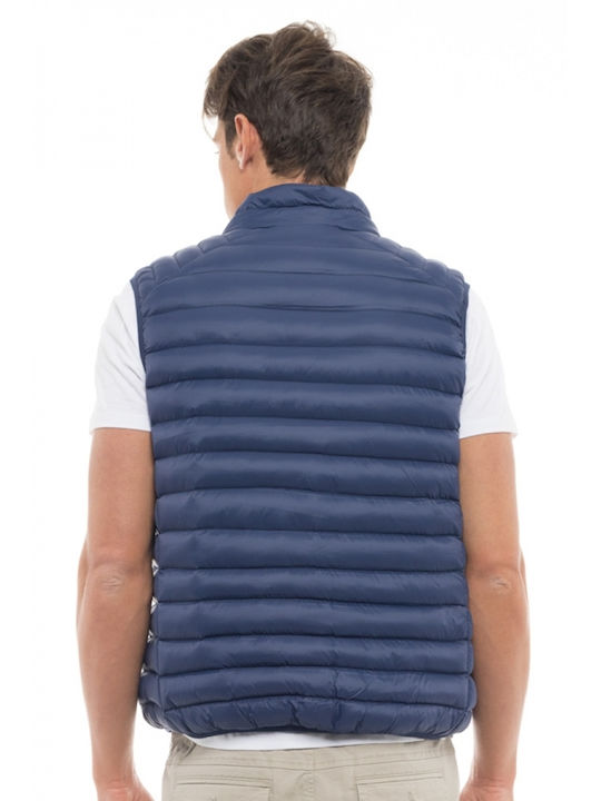 Biston Men's Sleeveless Puffer Jacket Blue