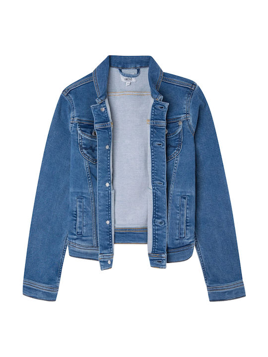 New Berry Kinder Denim Jacke Kurz Blau