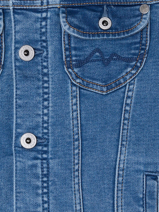 New Berry Kinder Denim Jacke Kurz Blau