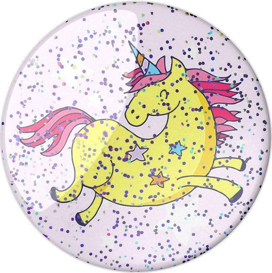 PopSockets Premium Glitter Мобилен Jumping Unicorn 800487