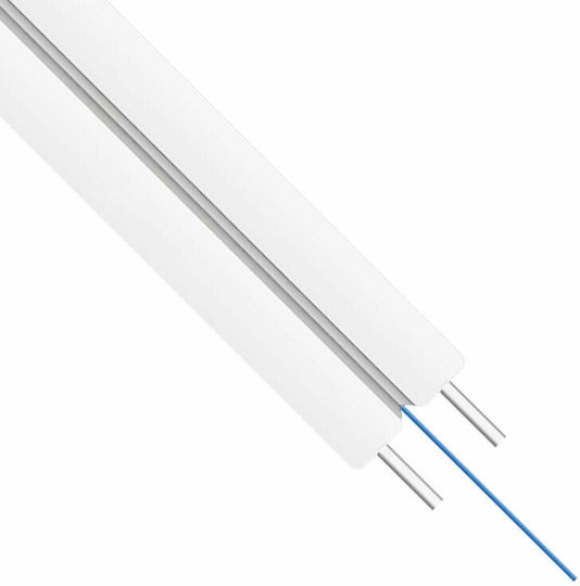 De Tech Fiber Optic Cable without connectors 2000m White 1pcs