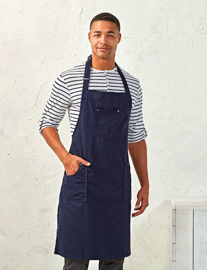Premier Apron Full Body PR132 Navy Blue